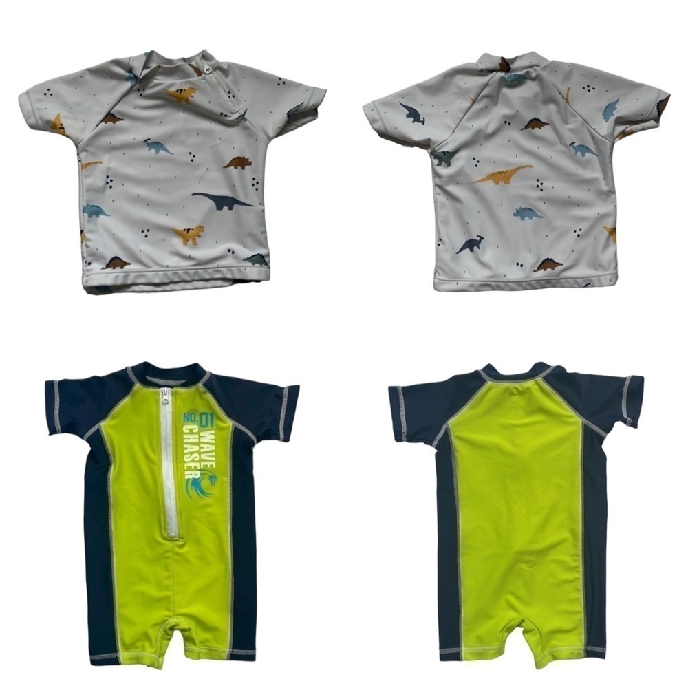 Baby Swim and Rash Guard Bundle 3 to 6 Months